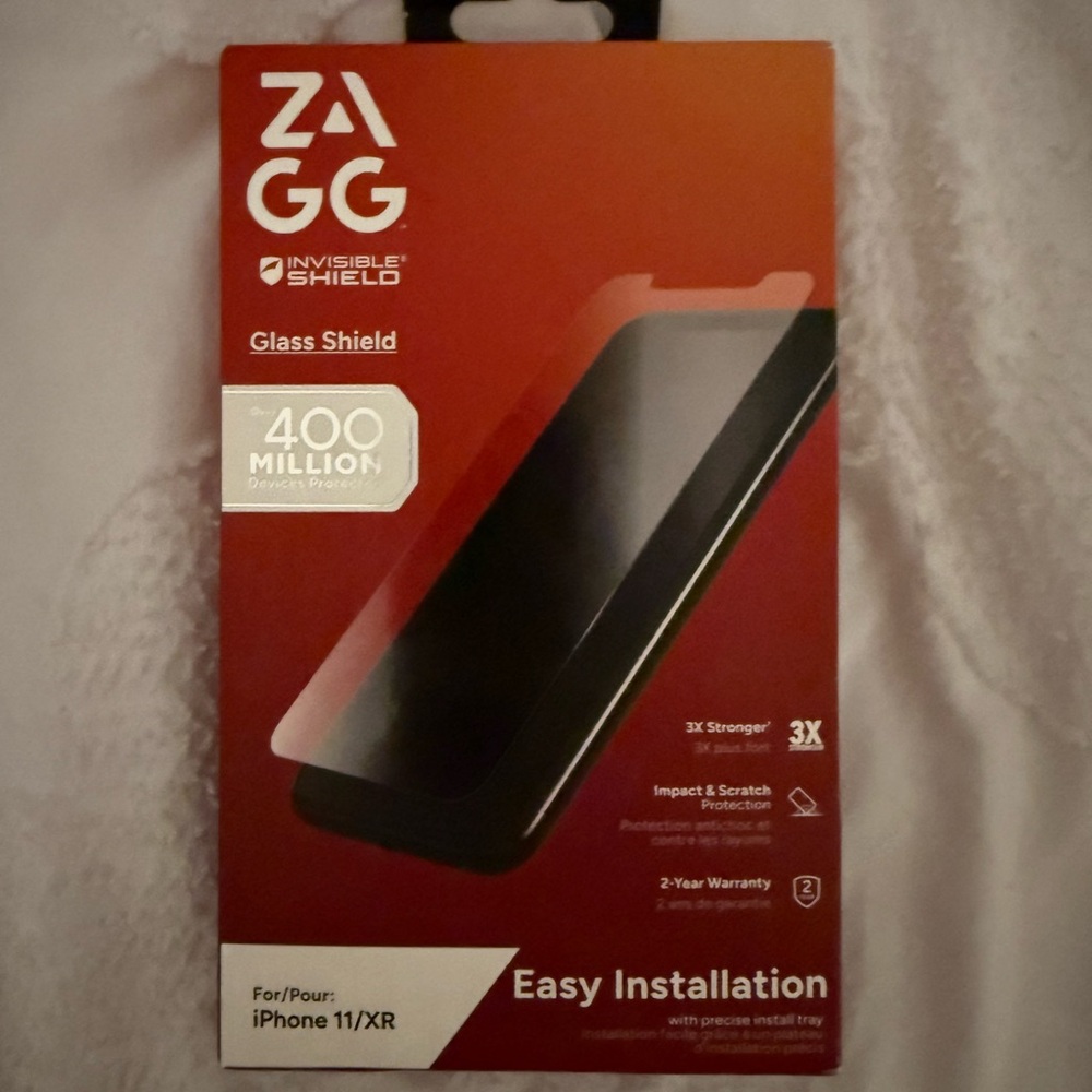 ZAGG InvisibleShield Glass Shield for iPhone 11/XR - Black
